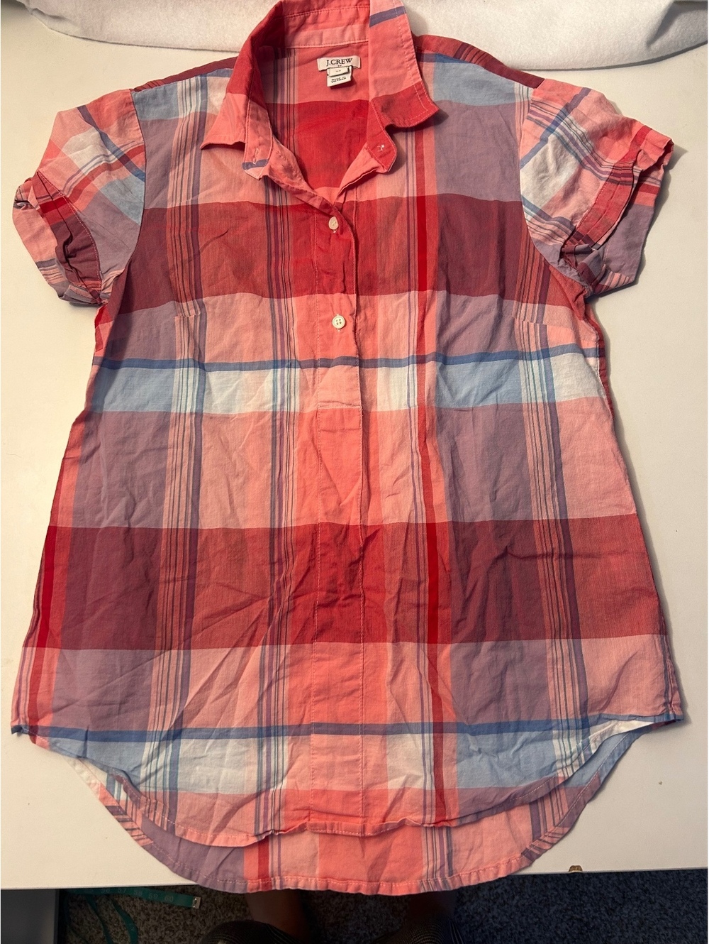 J Crew Women’s Plaid Top